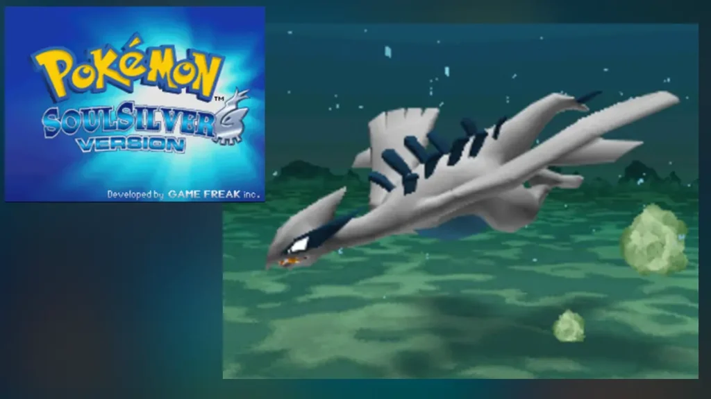 Dual-screen Pokémon battle and overworld exploration on Nintendo DS in HeartGold and SoulSilver