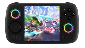 Anbernic RG Cube retro handheld gaming console with square display