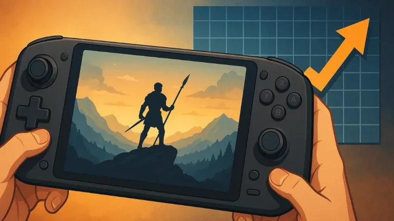 PC gaming handheld market growth chart showing 2025 projections and industry trends
