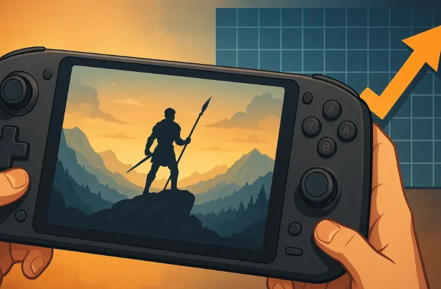PC gaming handheld market growth chart showing 2025 projections and industry trends