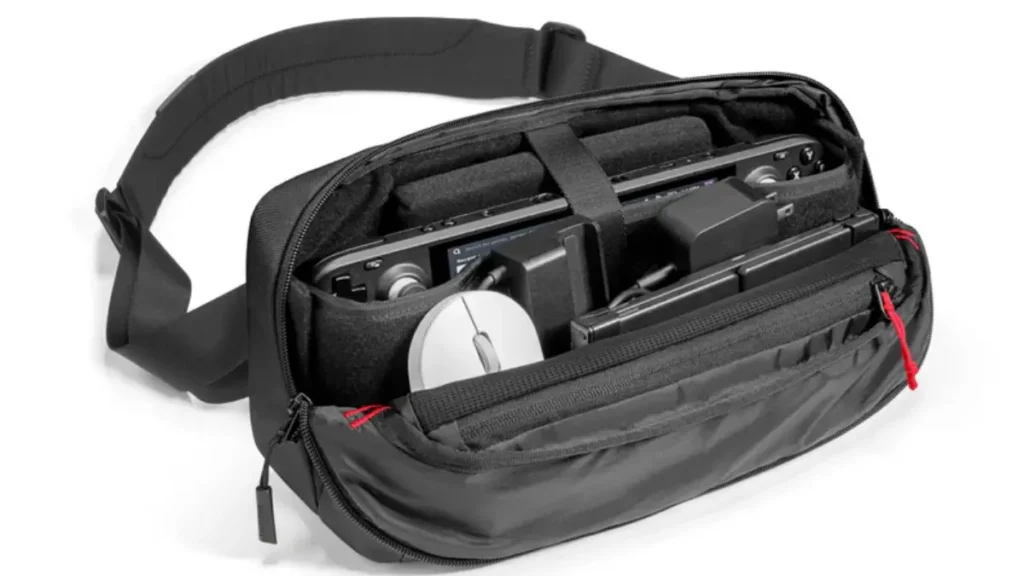 Tomtoc Arccos G47 - best Steam Deck case for travel with shoulder strap
