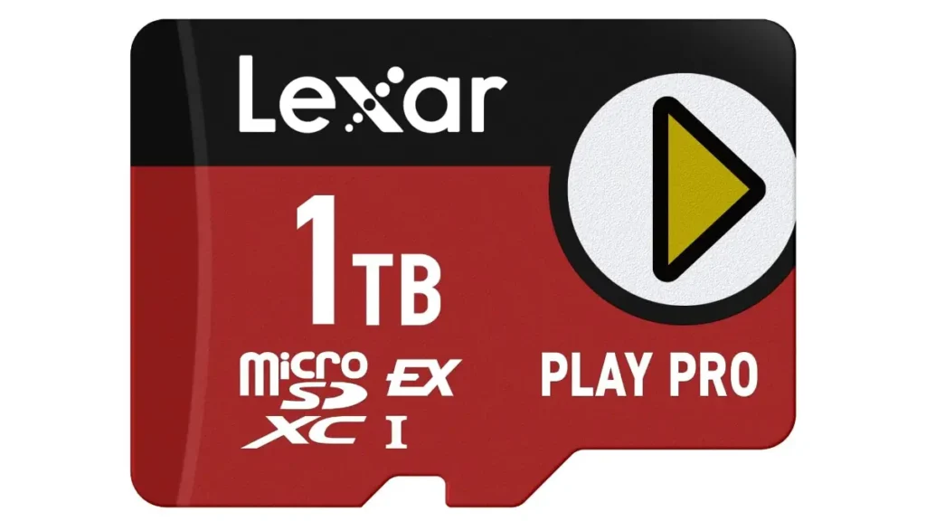 Lexar Play Pro 1TB microSD Express card, world's first 1TB Express storage