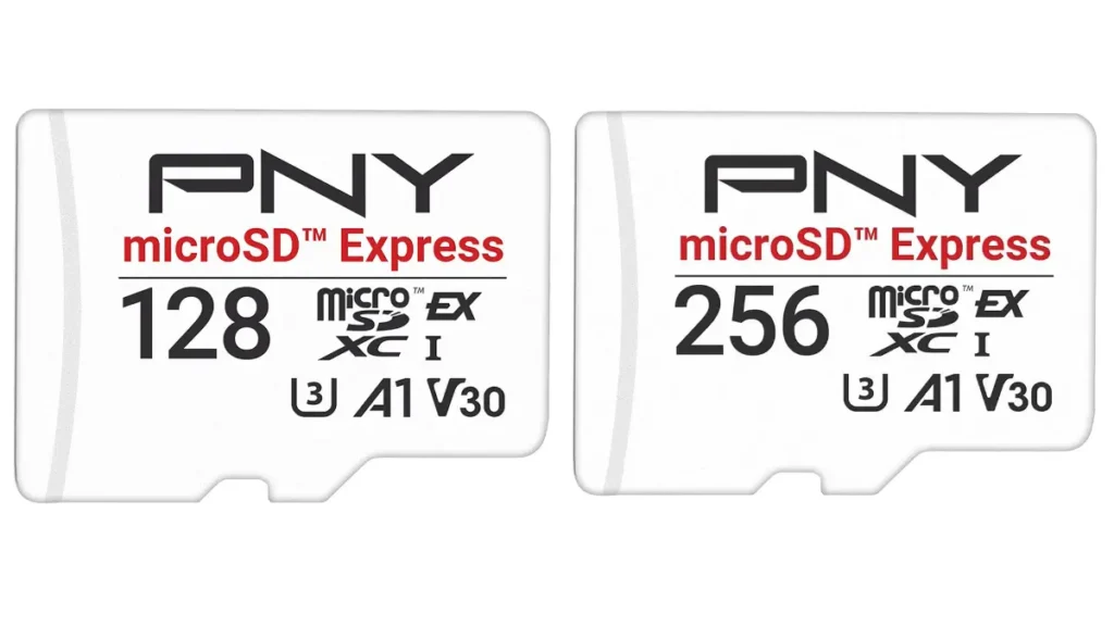 PNY microSD Express cards in 128GB and 256GB capacities with fastest 890MB/s speeds