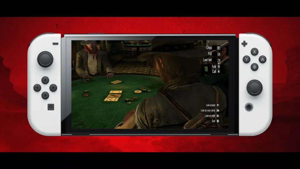 Poker game scene screenshot
