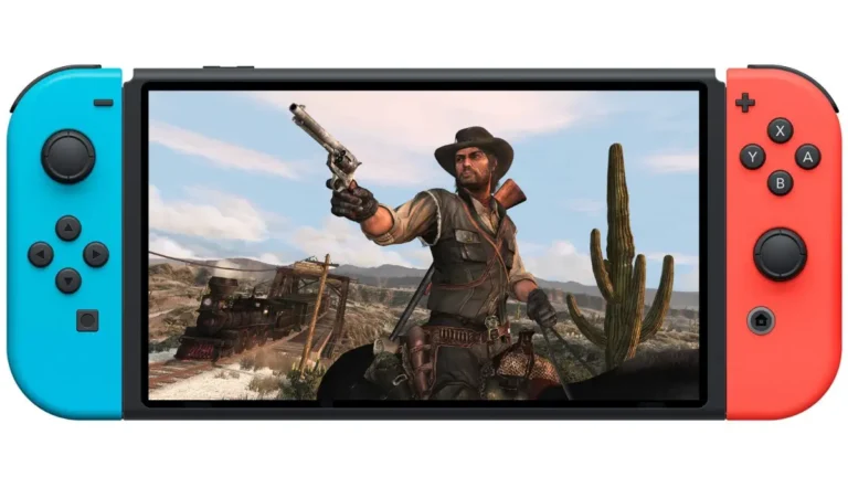 Red Dead Redemption Switch handheld gameplay